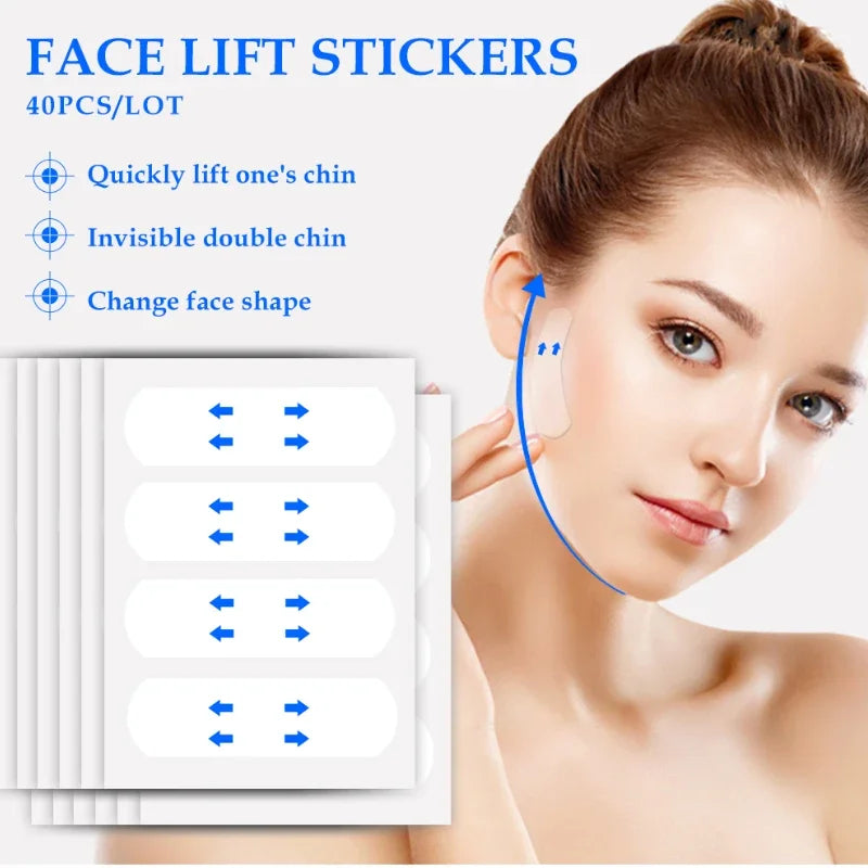 40-120PCS V-Shape Face Wrinkle Sagging Skin
