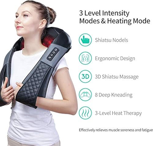 Shiatsu Neck and Shoulder Massager Heated Back Massager U Shape