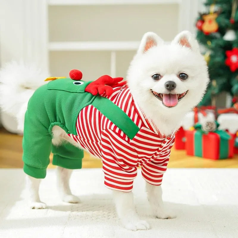 Christmas Pet Dogs Cats Coats Dress Up Costume