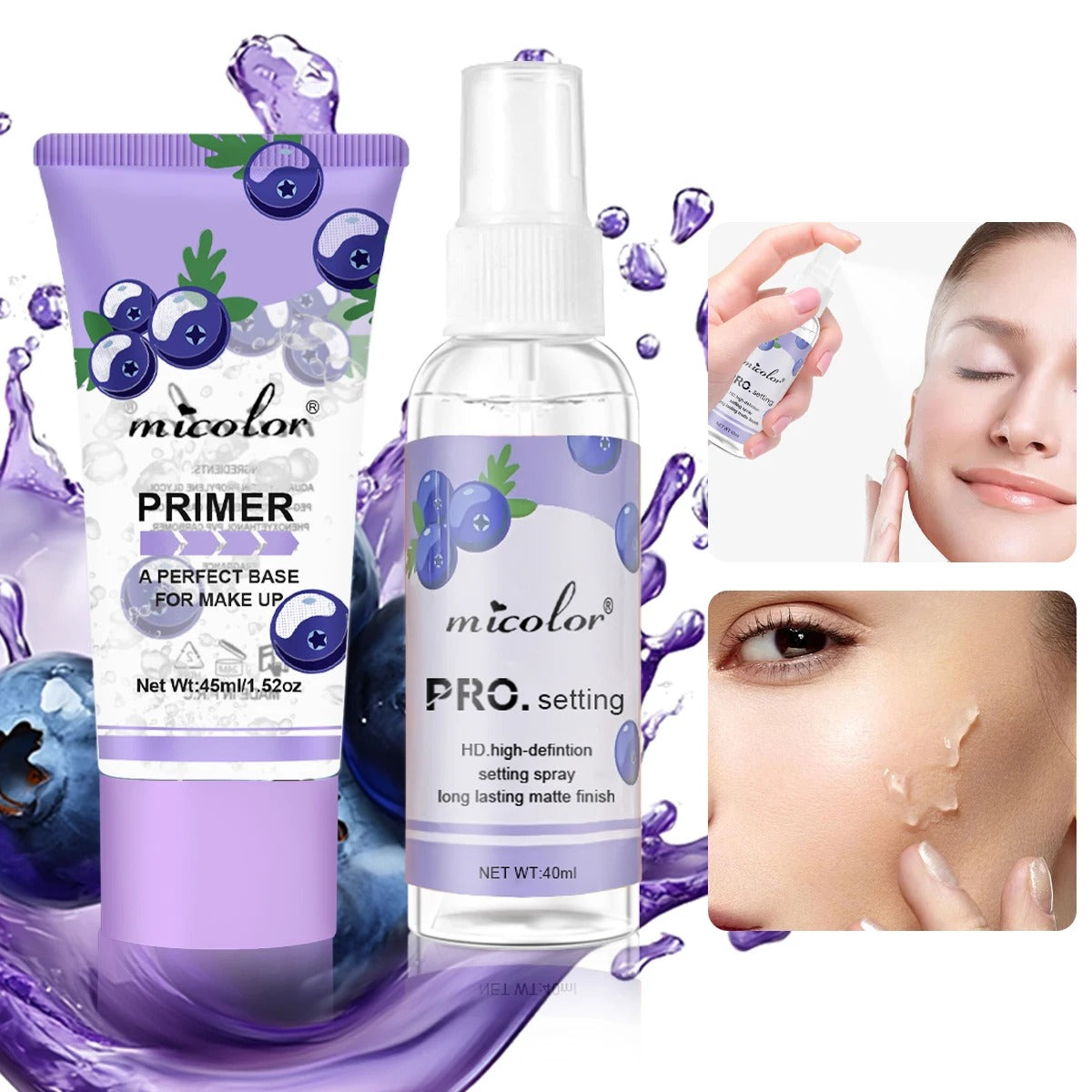 Makeup Set Of Makeup Primer + Setting Spray