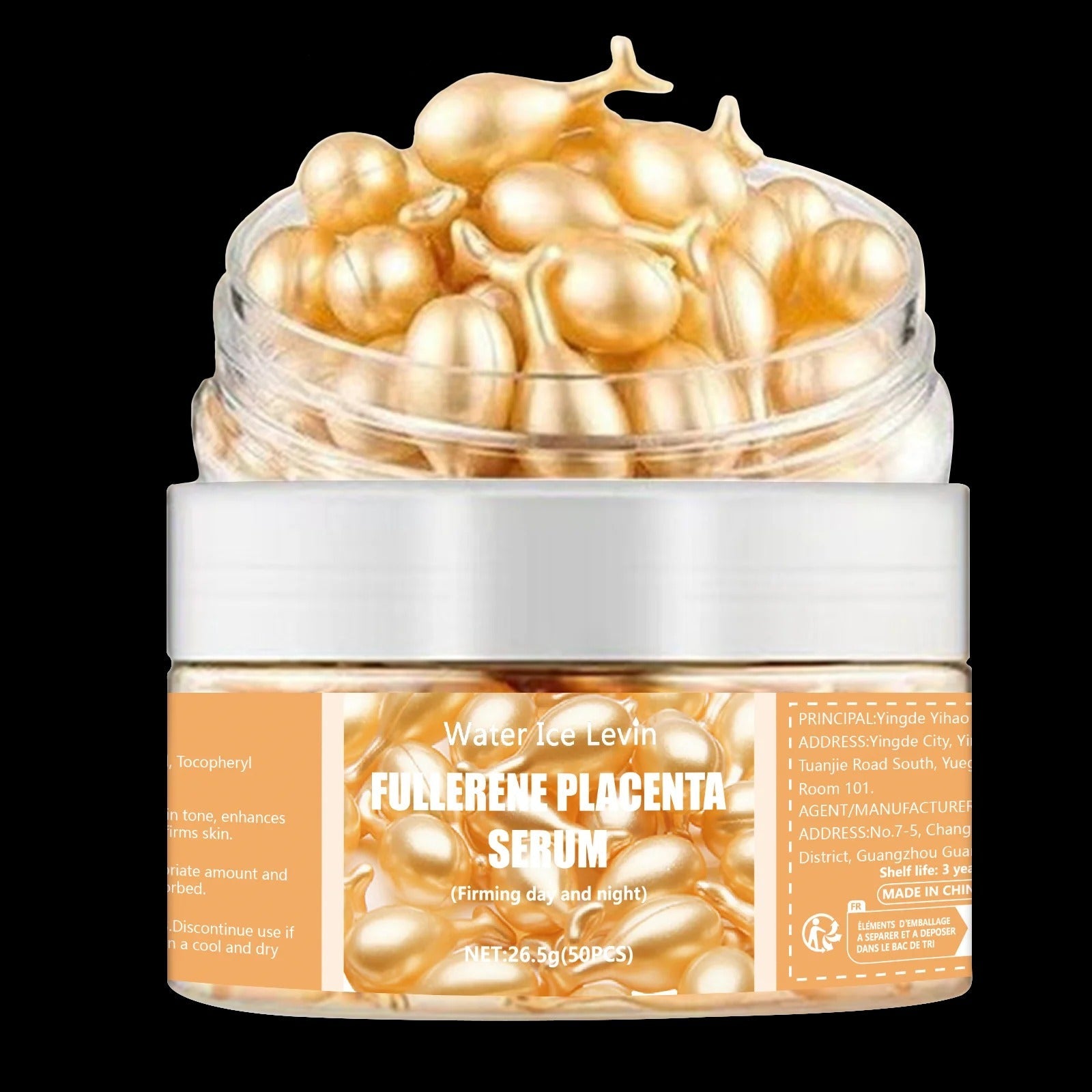 50Pcs Collagen Face Care Capsules Serum Spot Acne