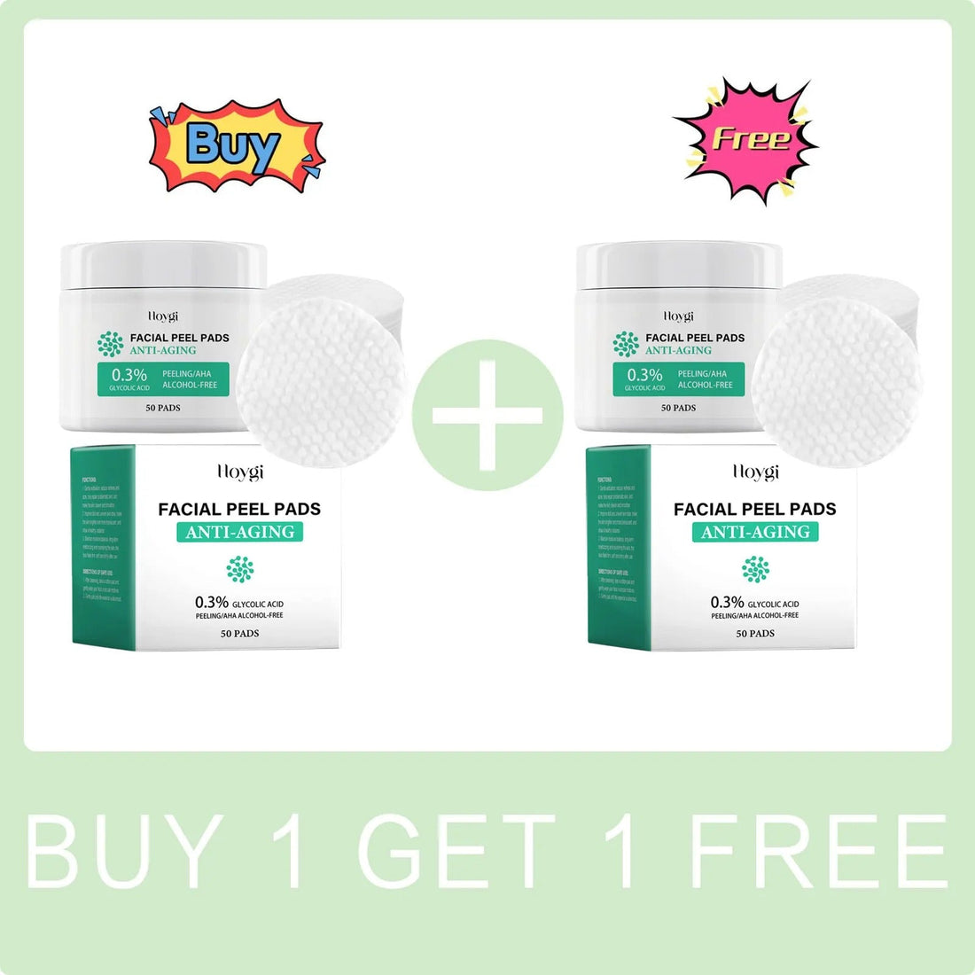 Glycolic Acid Cotton Pads Shrink Pores Blackhead Removal Oil